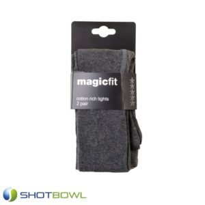 Knitted Tights Twin Pack – Grey