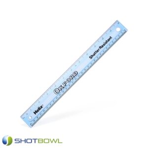 Oxford 30cm Shatter Resistant Ruler