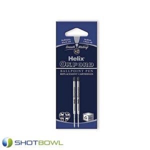 Oxford Ballpoint Pen Refills Blue (Pack of 2)