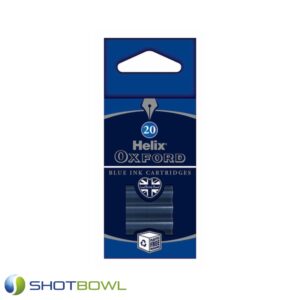 Oxford Blue Ink Cartridges (Box of 20)