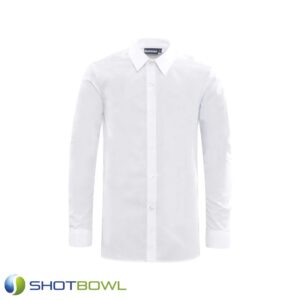 Boys White Long Sleeve Shirt Twin Pack