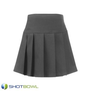 Junior Panel Full Pleated Skirt Grey